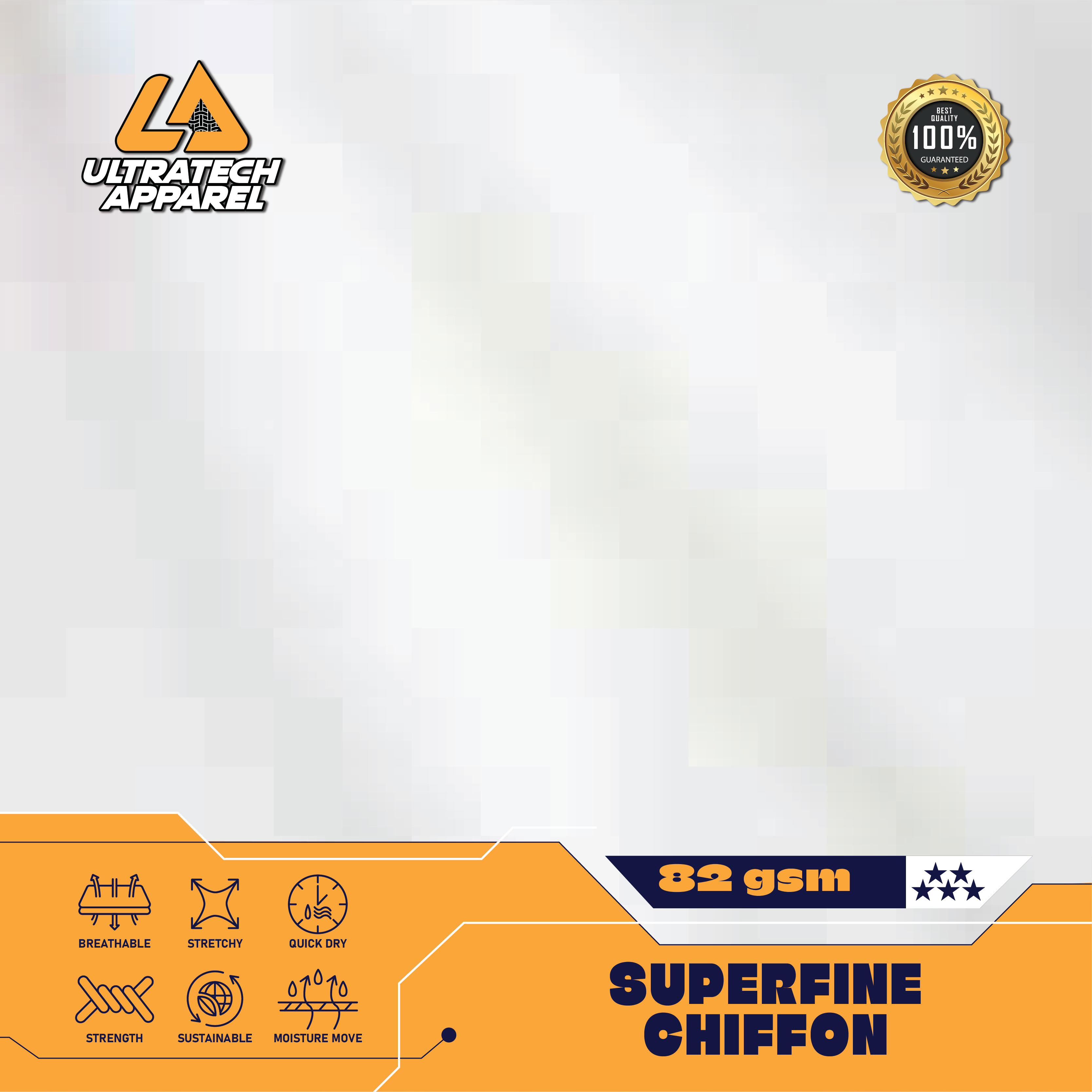 Superfine Chiffon (82GSM)